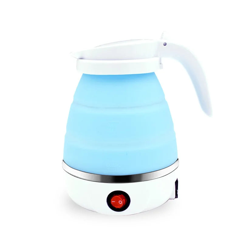 Silicone folding electric kettle travel kettle household electric kettle automatic electric kettle safety kettle 600mL
