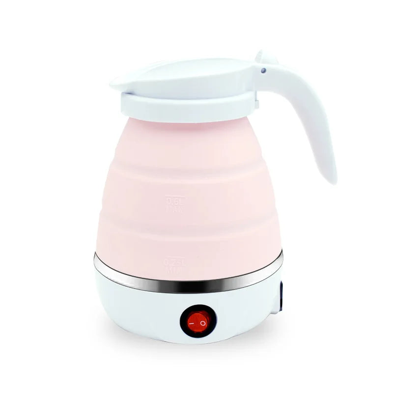 Silicone folding electric kettle travel kettle household electric kettle automatic electric kettle safety kettle 600mL