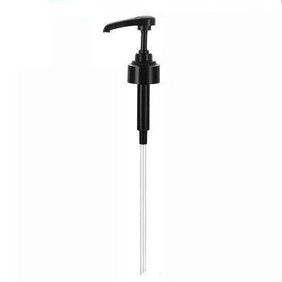 1 Set Universal Tightly Seal Dispenser Pump W/Handle ABS Tomato Sauce Oyster Press Pump Reusable Bottle Head Head Kitchen Gadget