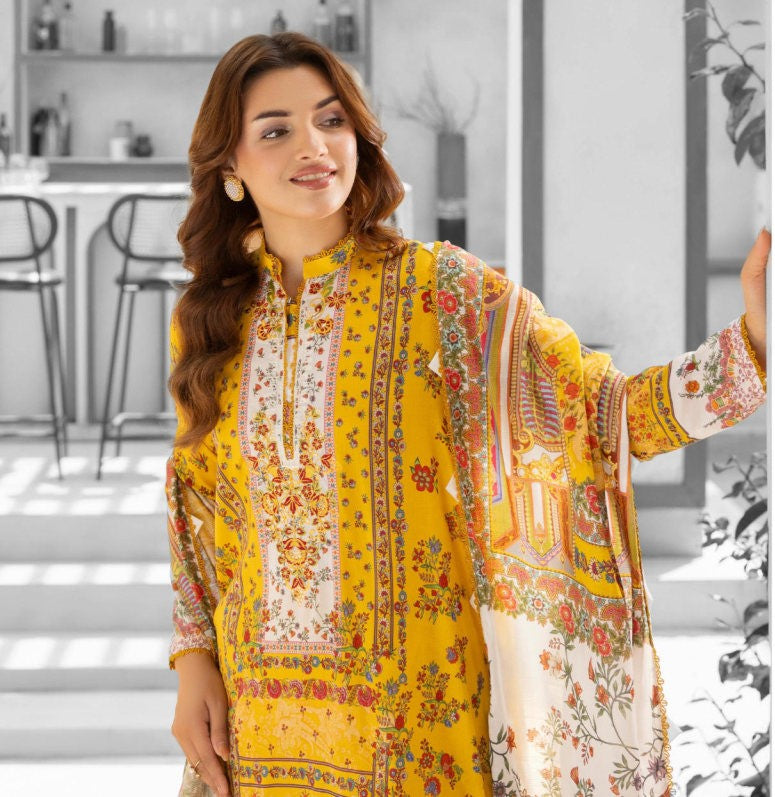 Premium GULLBANO Unstitched Three Piece’25 VOLUME - 10