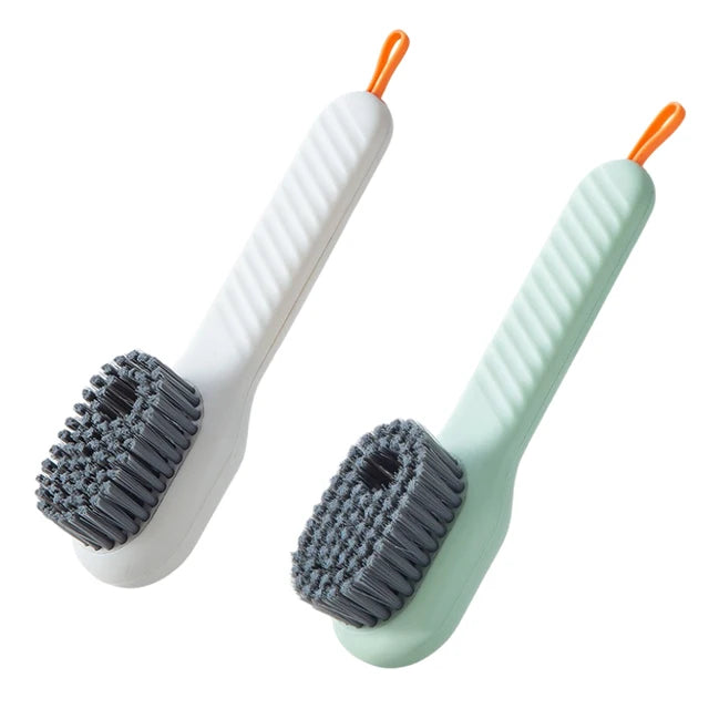 Household Soft Bristled Liquid Shoe Brush Special for Shoe Washing Long Handle Shoe Brush Clothing Brush Deep Cleaning Tools