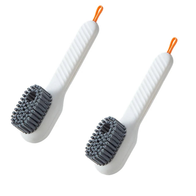 Household Soft Bristled Liquid Shoe Brush Special for Shoe Washing Long Handle Shoe Brush Clothing Brush Deep Cleaning Tools
