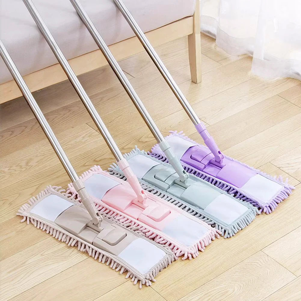 360 Flat Mop Household Dry-wet Wood Floor Replacement Cloth Ceramic Tile Coral Water Spraying Flat Dust Floor Cleaning