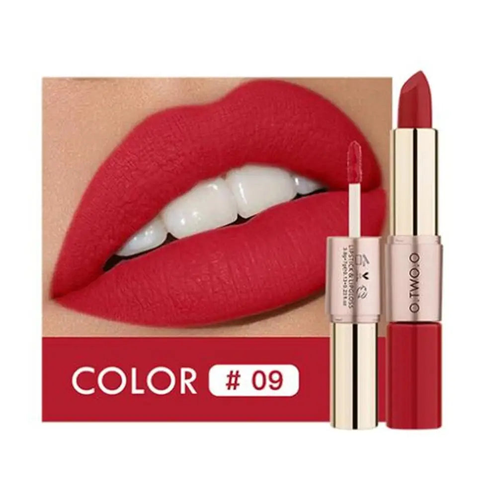 O.TWO.O 12 Colors Makeup Lipstick Lip Gloss Sexy Red Lip Stick Waterproof Moisture Lips Cosmetics Matte Lipsticks