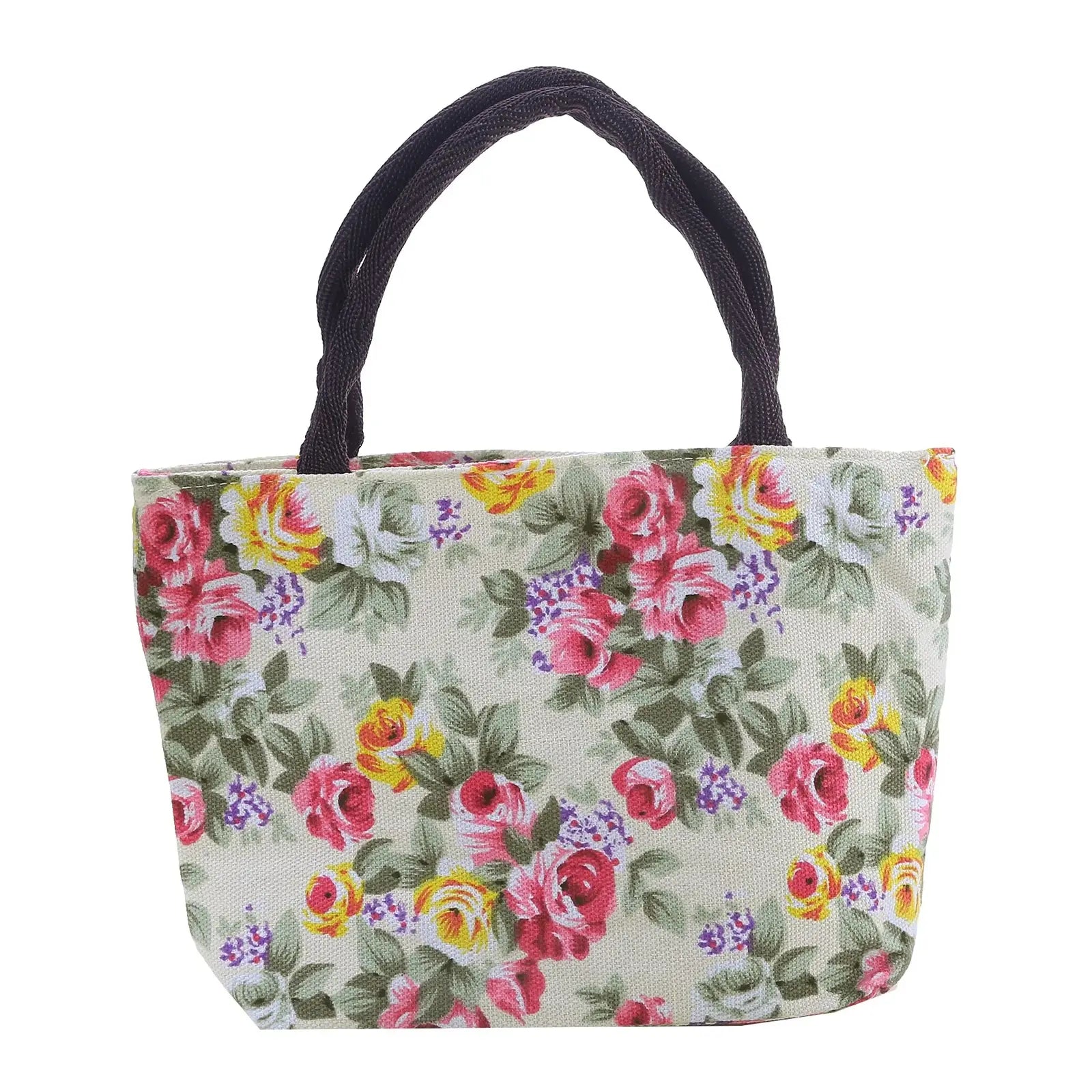 Women Bag Canvas Floral Shoulder Bag Large Capacity Printed Shopping Bag Female Fashion Casual Handbag