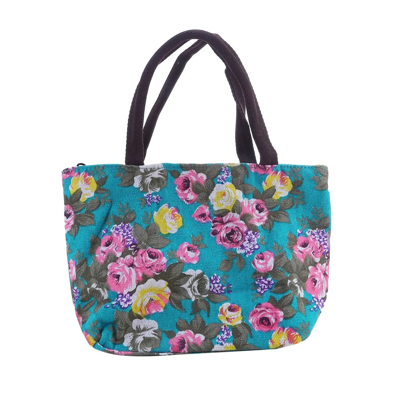 Women Bag Canvas Floral Shoulder Bag Large Capacity Printed Shopping Bag Female Fashion Casual Handbag