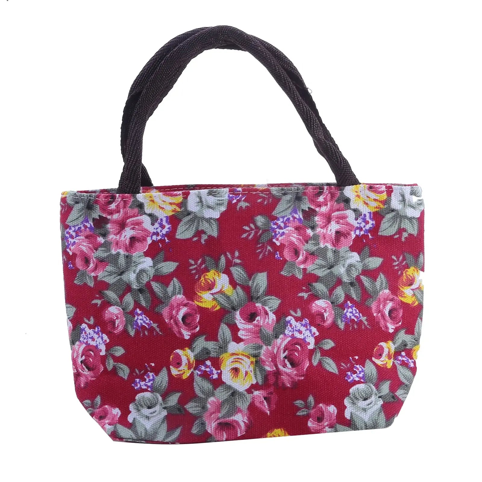 Women Bag Canvas Floral Shoulder Bag Large Capacity Printed Shopping Bag Female Fashion Casual Handbag
