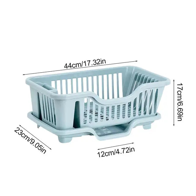 Dish Drying Rack Kitchen Utensils Drainer Rack Tableware Draining Rack Double-Layer Kitchen Organizers Chopstick Spoon Organizer