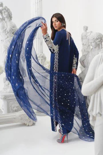 Astral Luxe – A Celestial Symphony in Midnight Blue