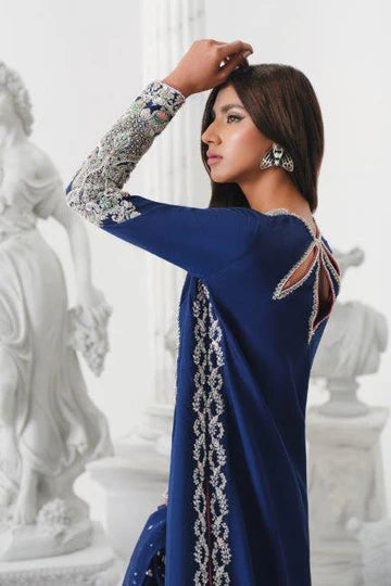 Astral Luxe – A Celestial Symphony in Midnight Blue