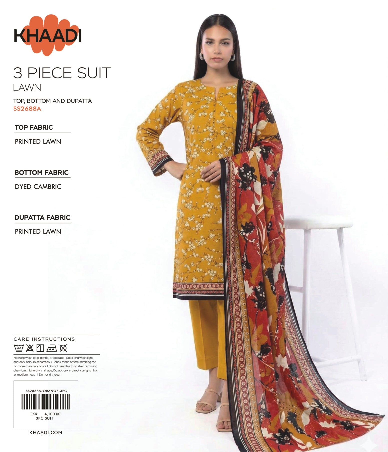 KHAADI OFICIAL LAWN 3PC COLLECTION NEW LAUNCHING OF 2026