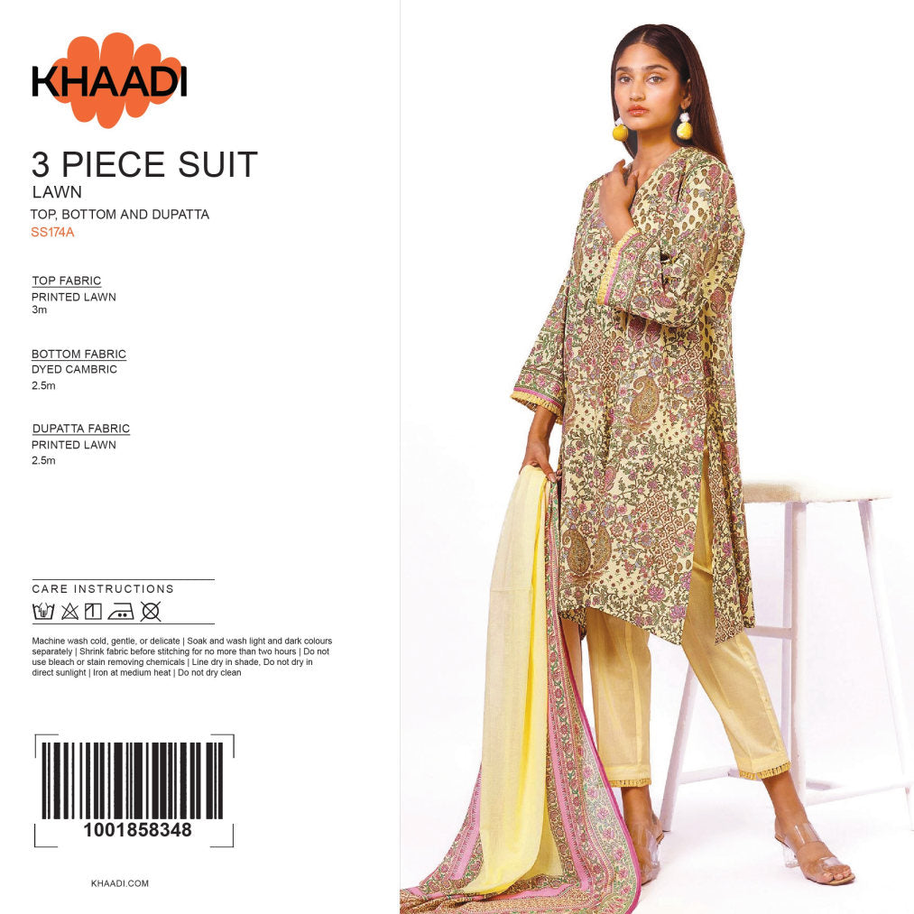 KHAADI VOL-3Piece Printed Lawn Vol-3, 2025 Original Collection