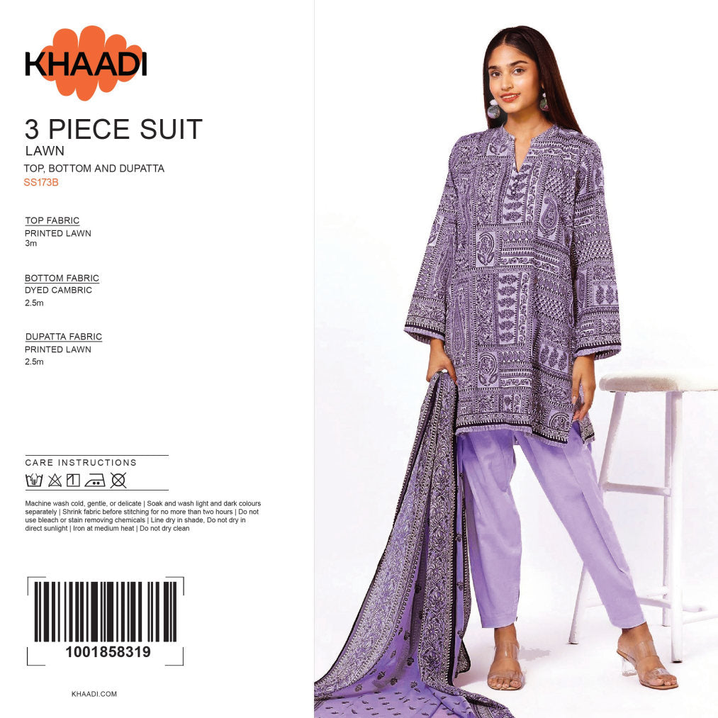 KHAADI VOL-3Piece Printed Lawn Vol-3, 2025 Original Collection