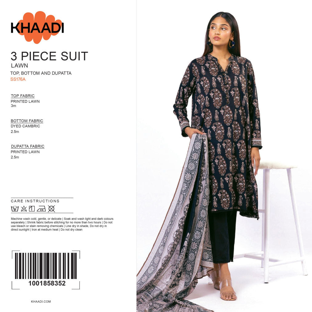KHAADI VOL-3Piece Printed Lawn Vol-3, 2025 Original Collection