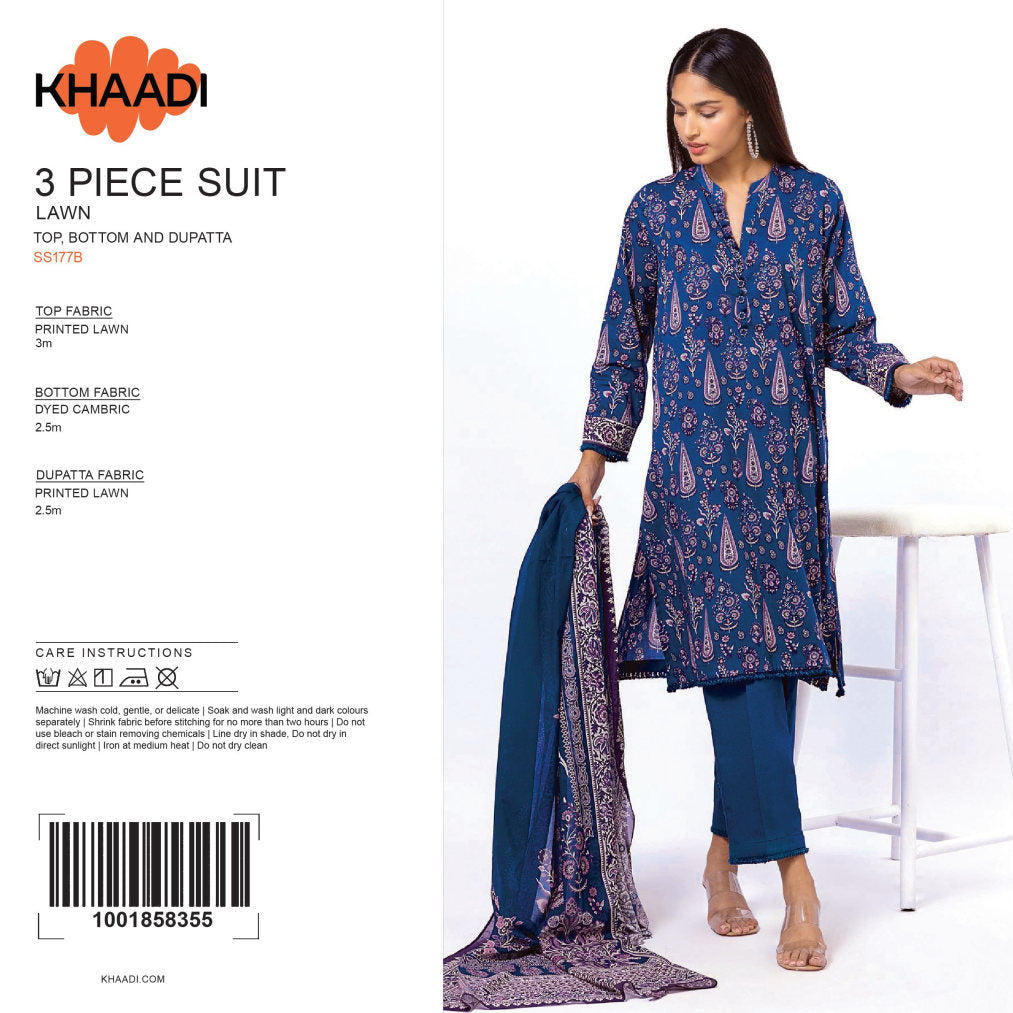 KHAADI VOL-3Piece Printed Lawn Vol-3, 2025 Original Collection