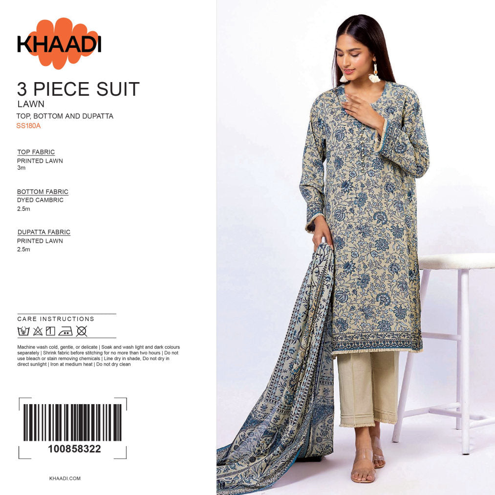 KHAADI VOL-3Piece Printed Lawn Vol-3, 2025 Original Collection