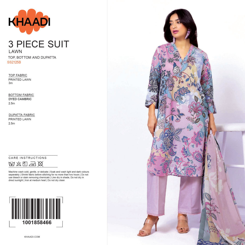 KHAADI VOL-3Piece Printed Lawn Vol-3, 2025 Original Collection