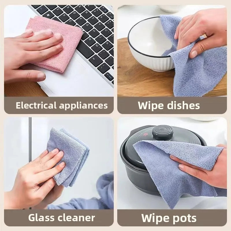 20pcs Microfiber Pull Out Disposable Kitchen Towels Super Absorbent Microfiber Cleaning Cloths for Dishwashing Multi Surface
