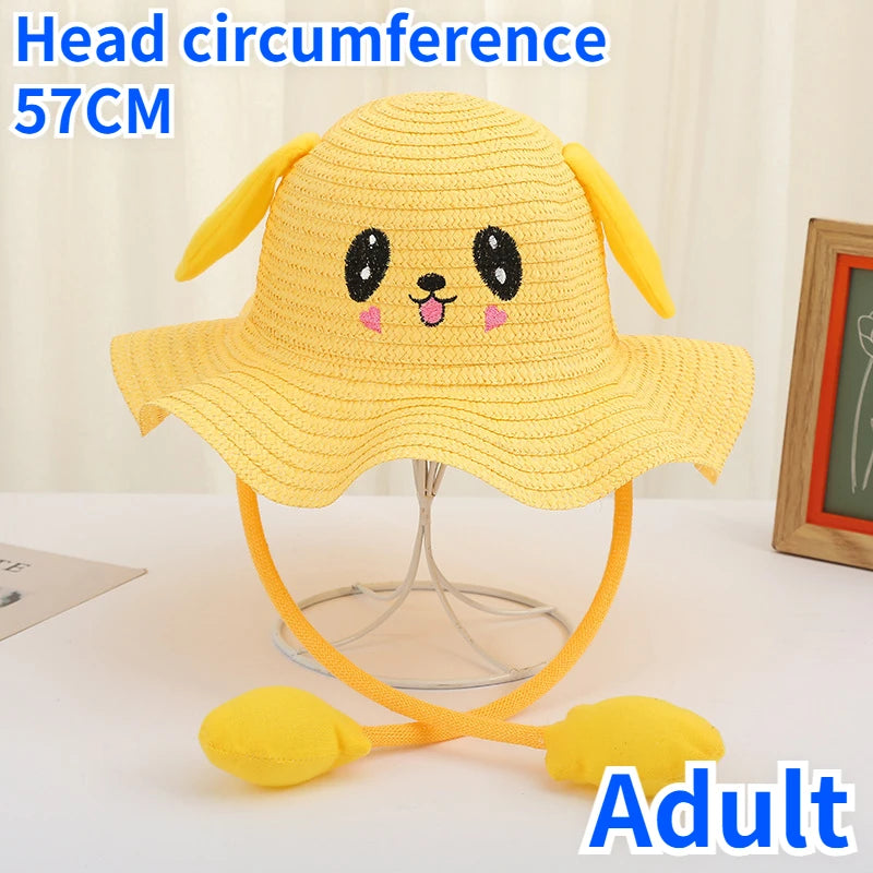 Jumping Rabbit Hat Plush Ear Funny Glowing Ear Moving Bunny Hat Cosplay Halloween Christmas Party Hat 5-18 Years and Adult