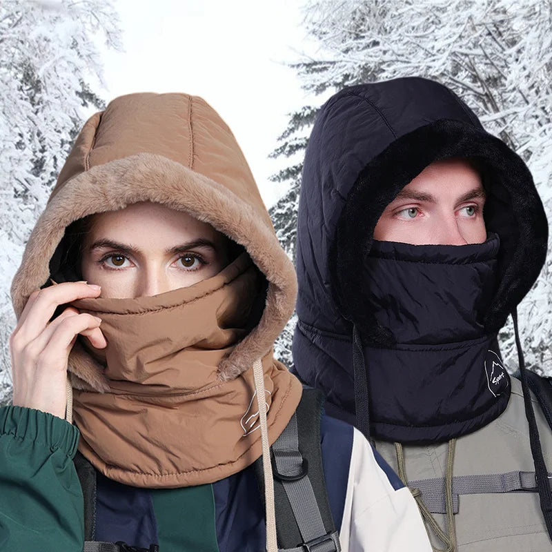 Winter Breathable Thermal Face Mask Balaclava – Windproof Cold Weather Neck Scarf with Full Face & Visor Coverage