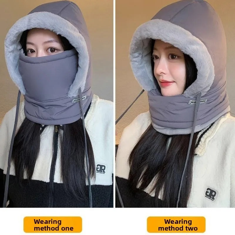 Winter Breathable Thermal Face Mask Balaclava – Windproof Cold Weather Neck Scarf with Full Face & Visor Coverage