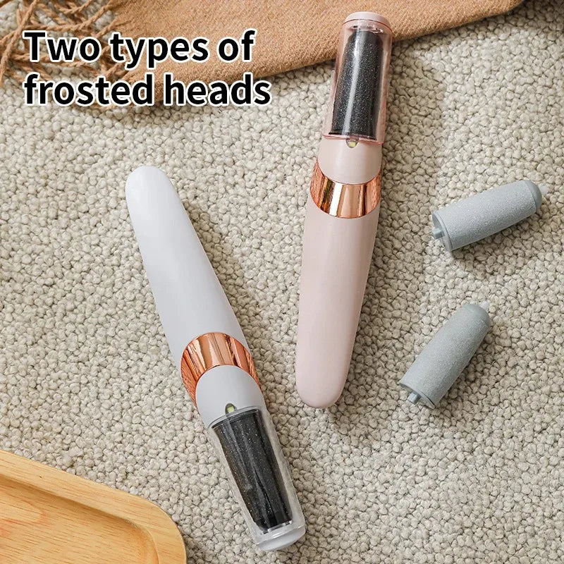 USB Rechargeable Electric Foot File Foot Pedicure Tools Grinder Dead Skin Callus Remover Hard Cracked Remove Callus Rubbing Pedicure FootCare