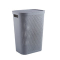 Bathroom Plastic Laundry Baskets Home Large Capacity With Cover Clothing Organizer Basket Removable Washing Basket