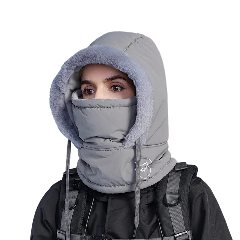 Winter Breathable Thermal Face Mask Balaclava – Windproof Cold Weather Neck Scarf with Full Face & Visor Coverage