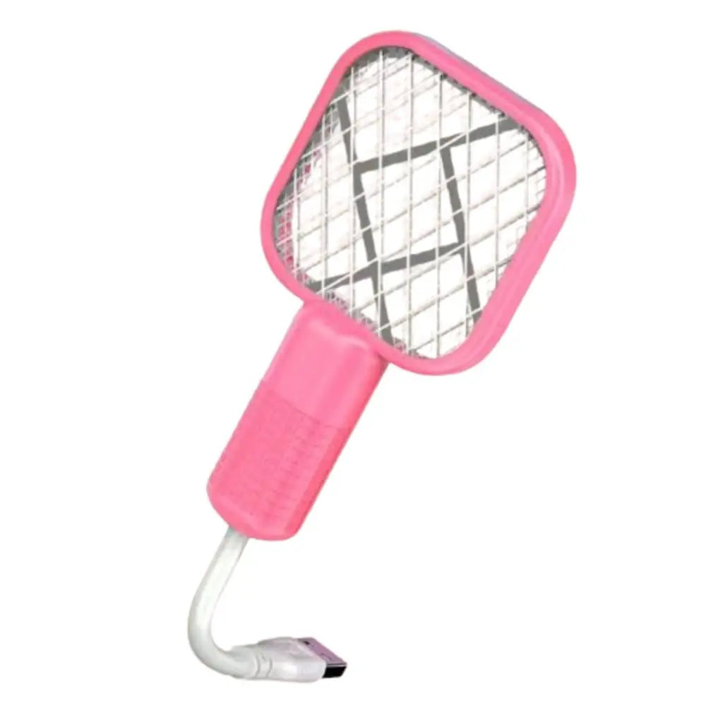 Pest Control USB Mosquito Swatter Trap Electric Shock Mini Fly Bug Zapper UV Light Portable Insect Racket Bedroom