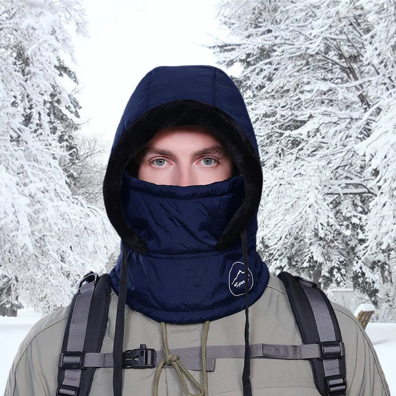Winter Breathable Thermal Face Mask Balaclava – Windproof Cold Weather Neck Scarf with Full Face & Visor Coverage