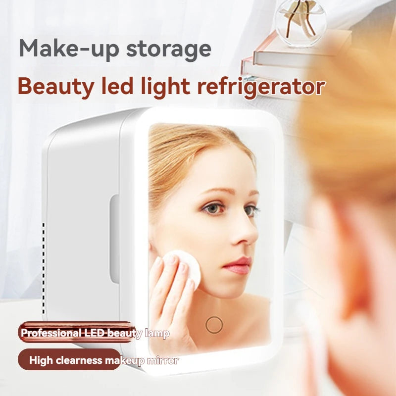4-Liter Mini Portable Refrigerator – Compact Cooling Fridge for Office, Car, Hostel, Outdoor Use, Medical & Skincare Storage