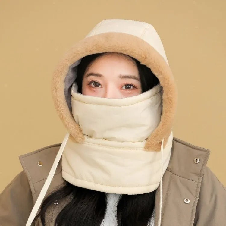 Winter Breathable Thermal Face Mask Balaclava – Windproof Cold Weather Neck Scarf with Full Face & Visor Coverage