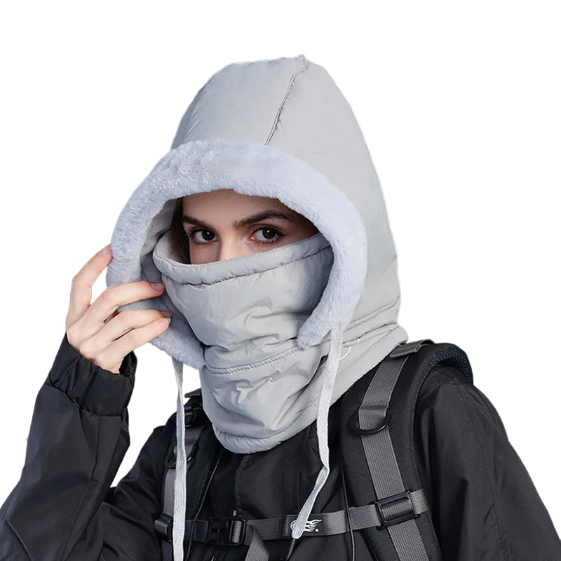 Winter Breathable Thermal Face Mask Balaclava – Windproof Cold Weather Neck Scarf with Full Face & Visor Coverage