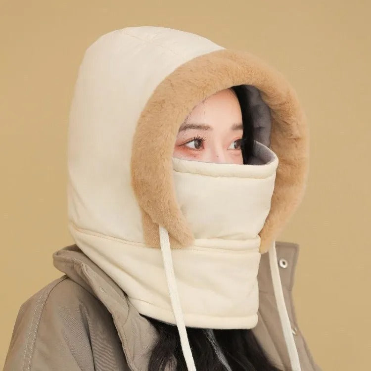 Winter Breathable Thermal Face Mask Balaclava – Windproof Cold Weather Neck Scarf with Full Face & Visor Coverage