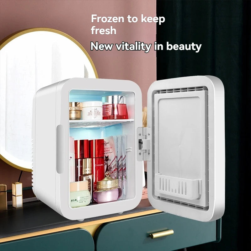 4-Liter Mini Portable Refrigerator – Compact Cooling Fridge for Office, Car, Hostel, Outdoor Use, Medical & Skincare Storage