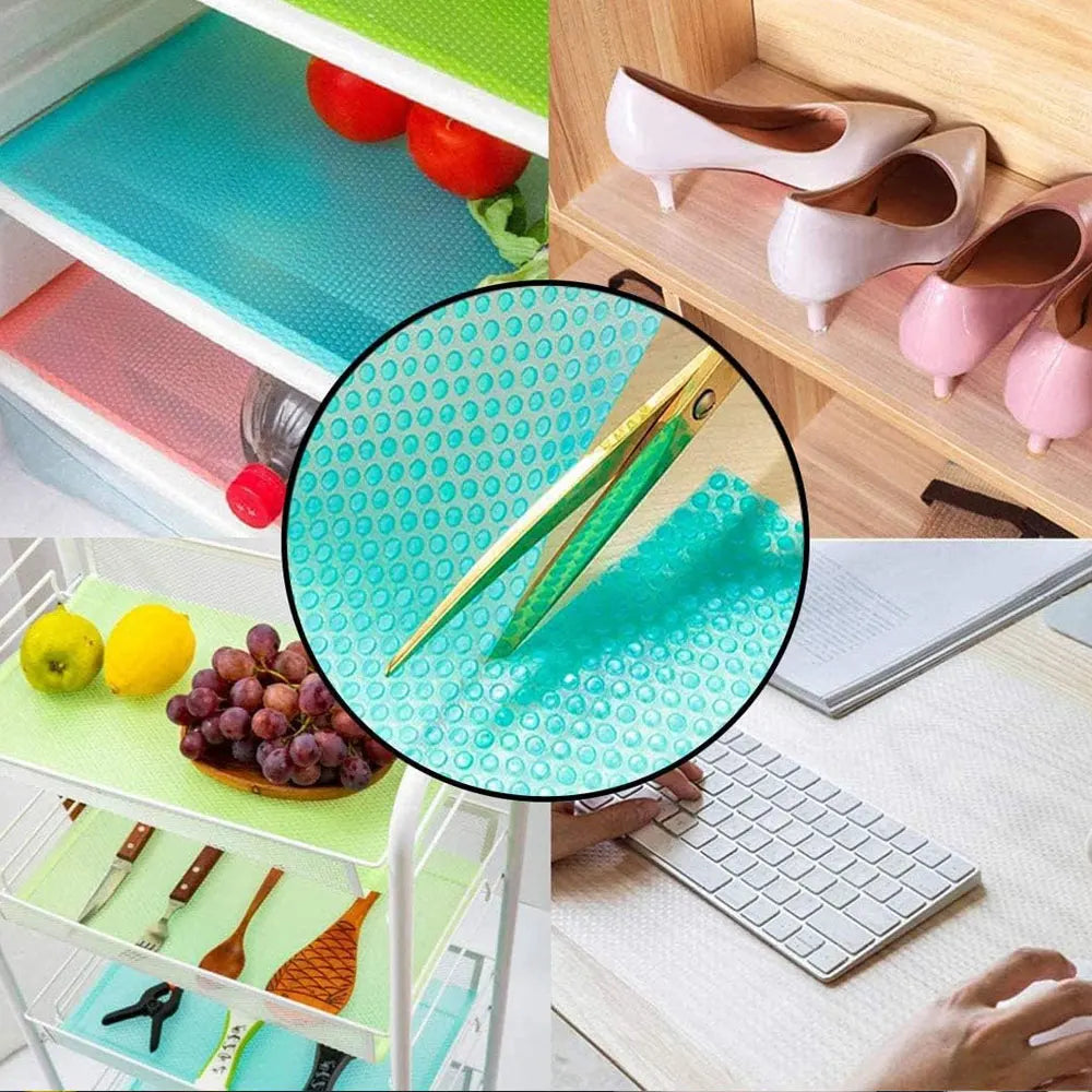 Waterproof Refrigerator Liner, Rectangle Moisture-Proof Pad, Washable Fridge Mat, Placemat For Home