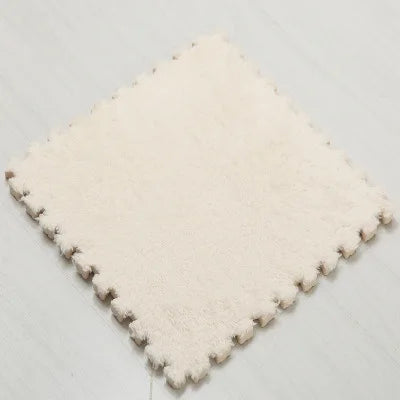 Soft Plush Warm Carpet Baby Play Mat Baby Bedroom Patchwork Carpet EVA Foam Interlocking Sports Floor Tiles Baby Warm Game Mat