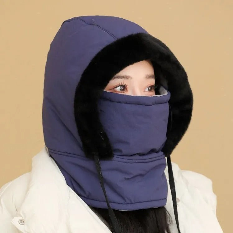 Winter Breathable Thermal Face Mask Balaclava – Windproof Cold Weather Neck Scarf with Full Face & Visor Coverage