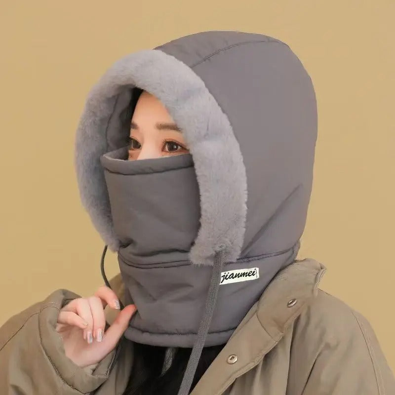 Winter Breathable Thermal Face Mask Balaclava – Windproof Cold Weather Neck Scarf with Full Face & Visor Coverage