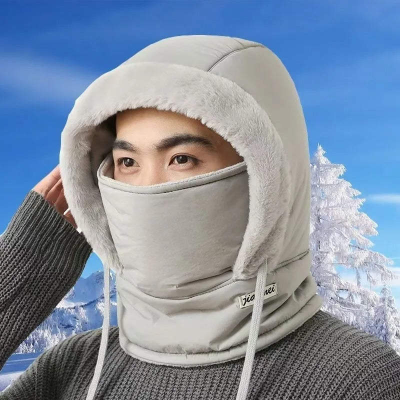 Winter Breathable Thermal Face Mask Balaclava – Windproof Cold Weather Neck Scarf with Full Face & Visor Coverage