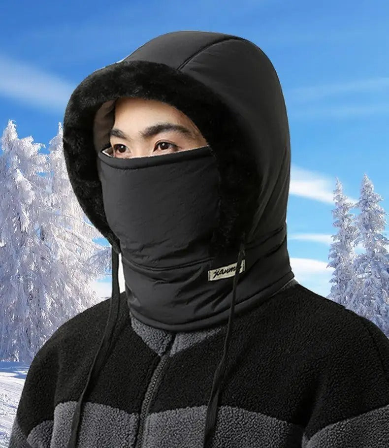 Winter Breathable Thermal Face Mask Balaclava – Windproof Cold Weather Neck Scarf with Full Face & Visor Coverage
