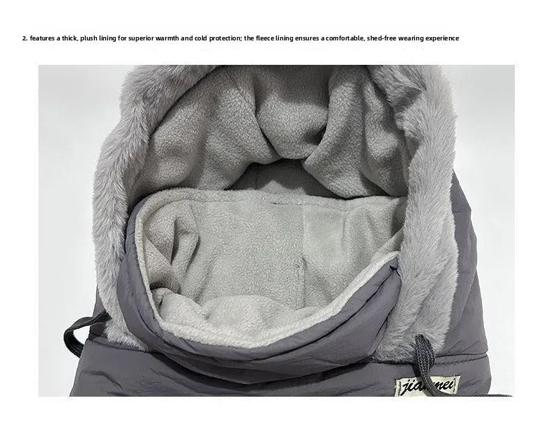 Winter Breathable Thermal Face Mask Balaclava – Windproof Cold Weather Neck Scarf with Full Face & Visor Coverage