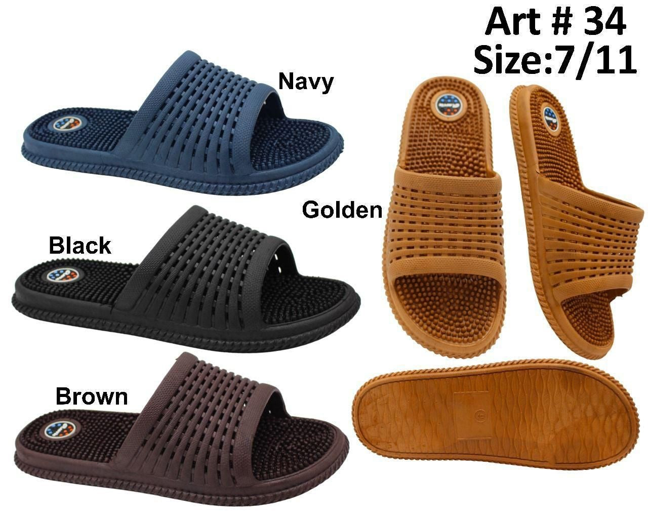 Mens Shoe Chappal Size.Article 34