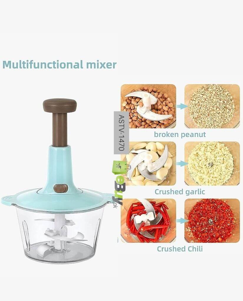 Manual Vegetable Mincers Press Type Household Garlic Meat Cutter Grinders Whisk Stirre Kitchen Food Chopper Vegetable Chopper