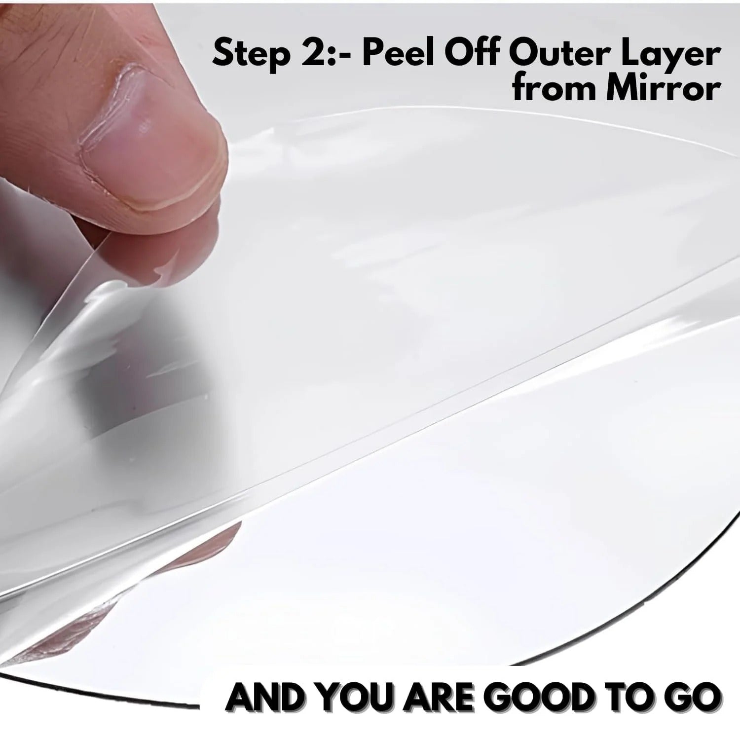 Oval Acrylic Mirror 20×30cm | No-Drill Wall-Mounted Shatterproof Makeup Mirror | Lightweight Bathroom Vanity Mirror for Bedroom, Living Room, Study, Dorm Room & Dressing Table | Dorm Room Essentials