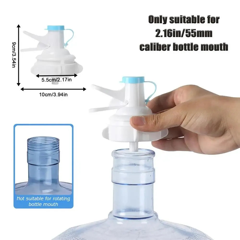 Heavy-Duty Metal Water Bottle Stand for 19L Capacity Water Bottle + Water Dispenser Tap (Nozzle Included)