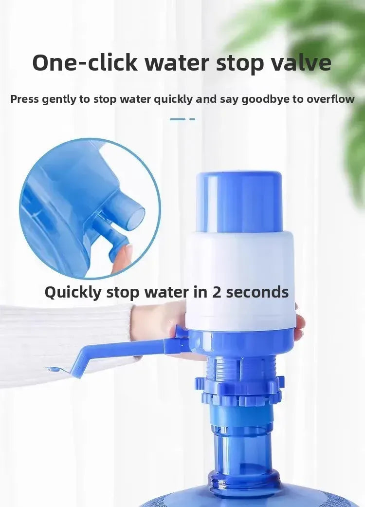 Manual Hand Press Water Dispenser Pump – Universal Mineral Water Bottle Pump for 19L Bottles | Easy Drinking Water Dispenser for Home, Office & Outdoor Use