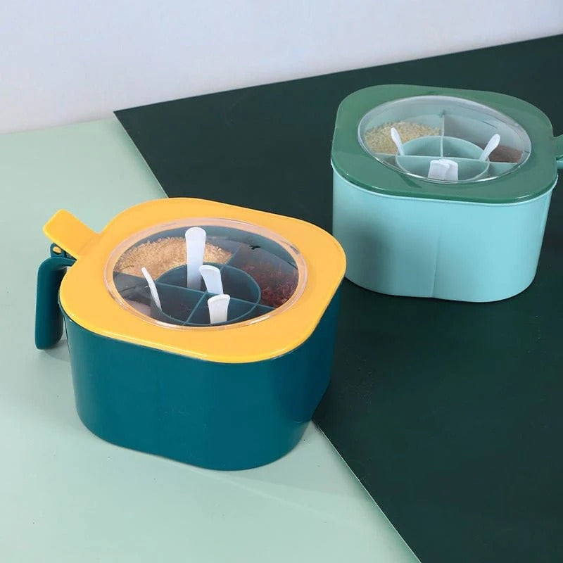 Hot selling Ready to Ship Kitchen Multi Layer Seasoning Frame Combination Salt Pot Kitchen Household Goods Seasoning Box