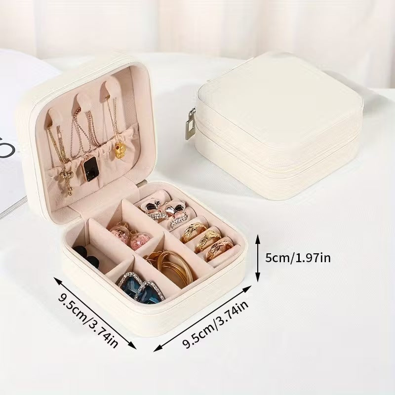 Organizer Bag, Perfect for Storing Various Travel Items Like Jewelry - a Portable Mini Travel Storage Box That Can Hold Necklaces, Earrings, And Ring Jewelry Boxes - an Ideal Gift for Women, Perfect for Valentine'S Day.