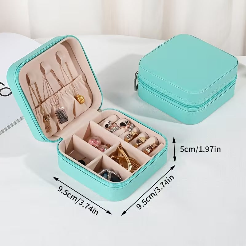Organizer Bag, Perfect for Storing Various Travel Items Like Jewelry - a Portable Mini Travel Storage Box That Can Hold Necklaces, Earrings, And Ring Jewelry Boxes - an Ideal Gift for Women, Perfect for Valentine'S Day.
